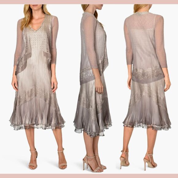 Komarov Chiffon Komarov Mother Of The Bride Dresses NEW$460